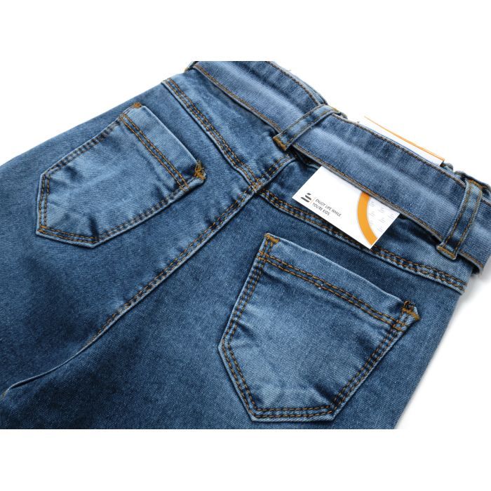 Джинсы детские Sercino с поясом (58162-116G-blue) изображение 4