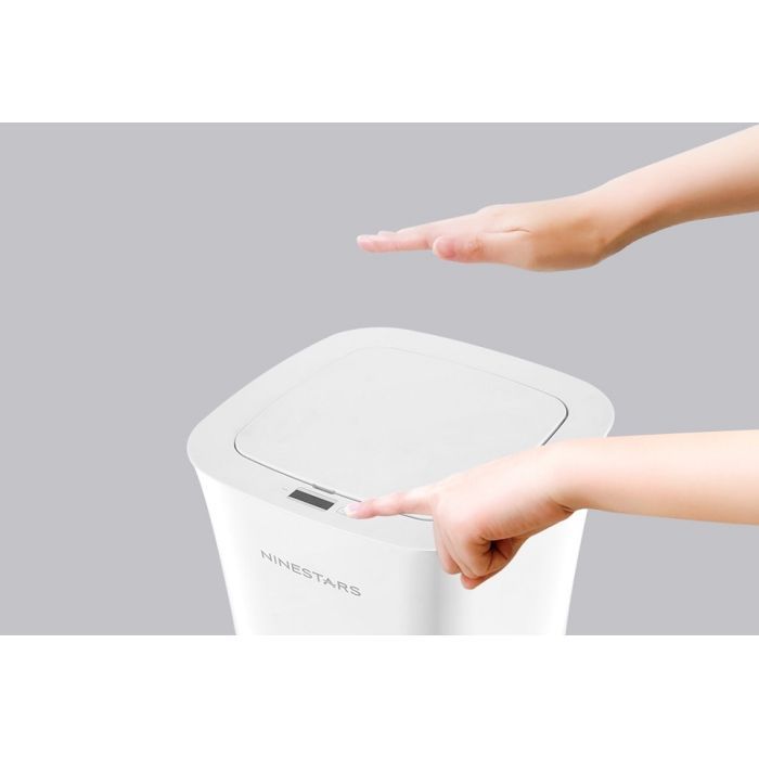 Контейнер для мусора Xiaomi Ninestars Waterproof Induction Trash White (DZT-10-11S) изображение 3