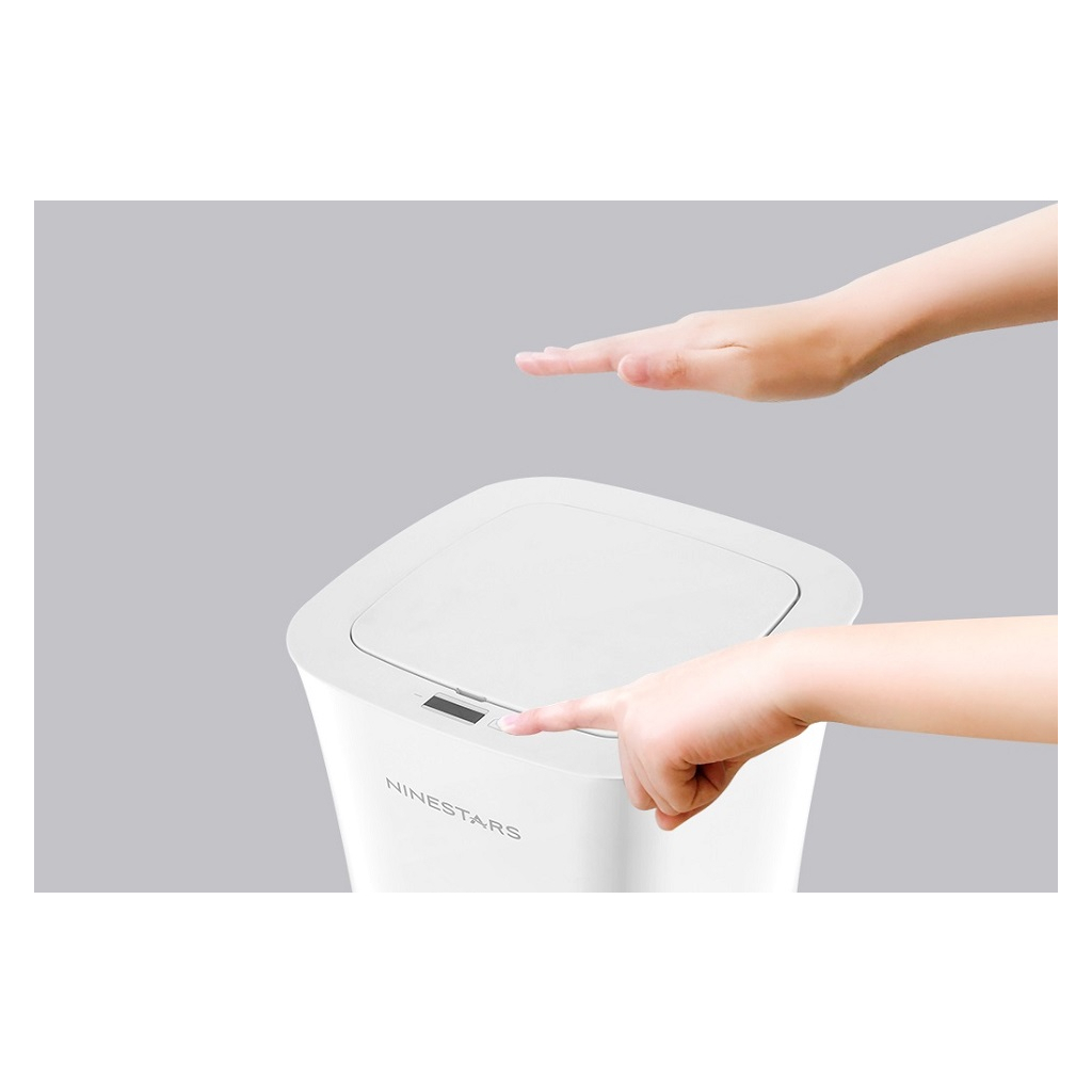 Контейнер для мусора Xiaomi Ninestars Waterproof Induction Trash White (DZT-10-11S) изображение 3