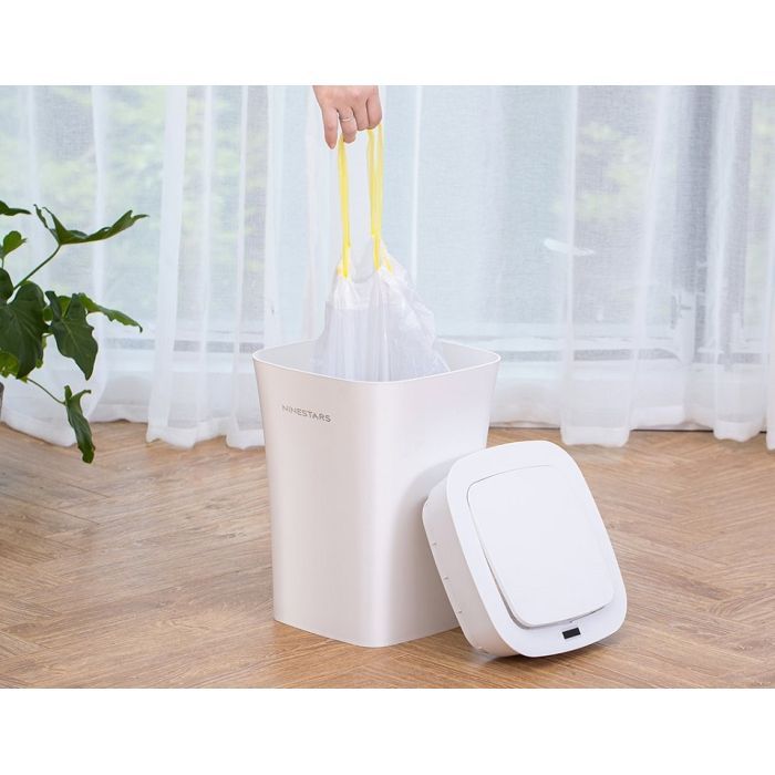 Контейнер для мусора Xiaomi Ninestars Waterproof Induction Trash White (DZT-10-11S) изображение 7