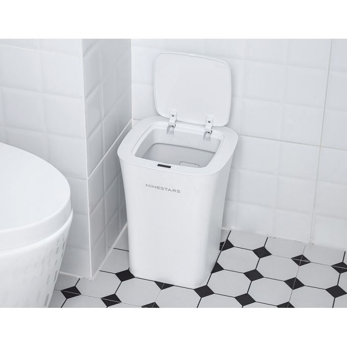 Контейнер для мусора Xiaomi Ninestars Waterproof Induction Trash White (DZT-10-11S) изображение 8