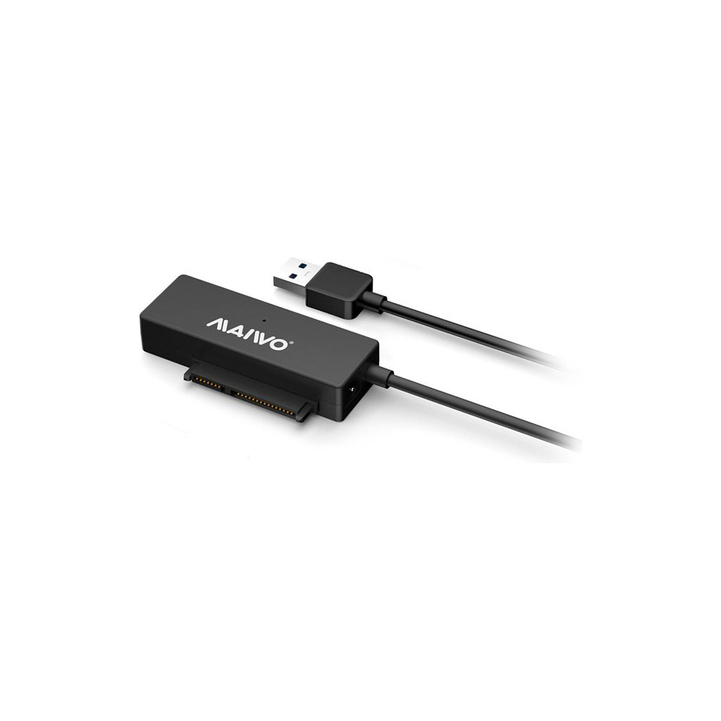 Адаптер Maiwo USB 3.0 to HDD SATA 2,5"/3,5"/5,25"/SSD, PA 2V/2A black (K10435A) изображение 2