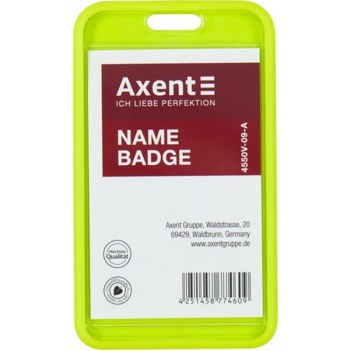 Бейдж Axent чохол SoftTouch матовий, 54х85мм ,димчасто синій (4550V-02-A)