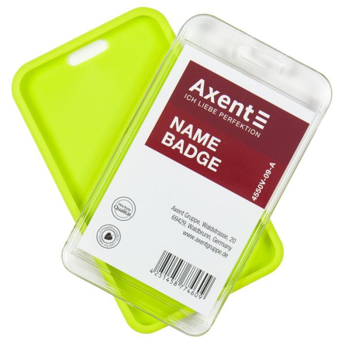Бейдж Axent чохол SoftTouch матовий, 54х85мм ,димчасто синій (4550V-02-A) зображення 4