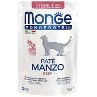 Паштет для котів Monge Cat Monoprotein Sterilised яловичина 85 г (8009470013741)