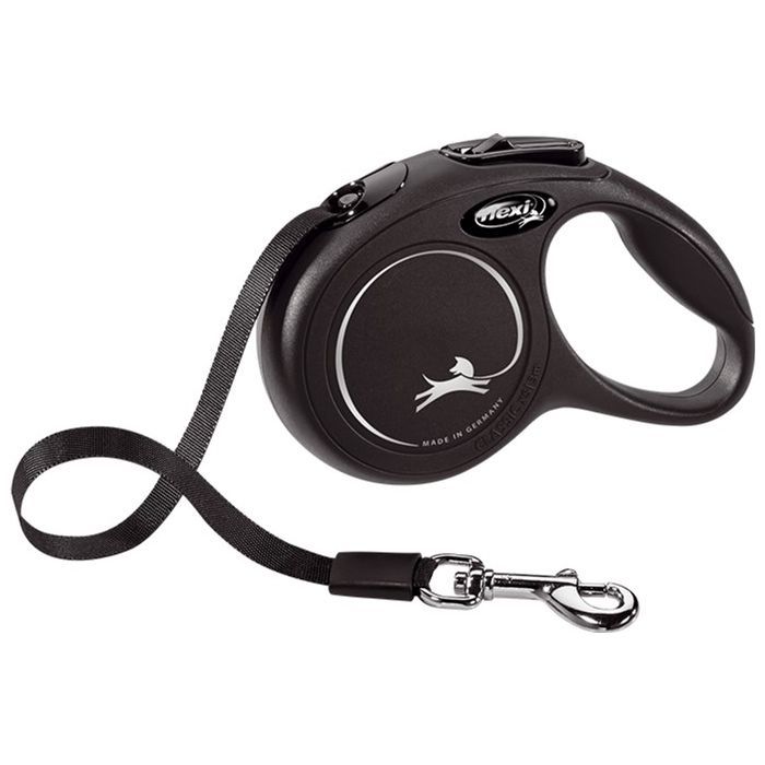 Поводок для собак Flexi New Classic XS лента 3м (розовый) (4000498023136)