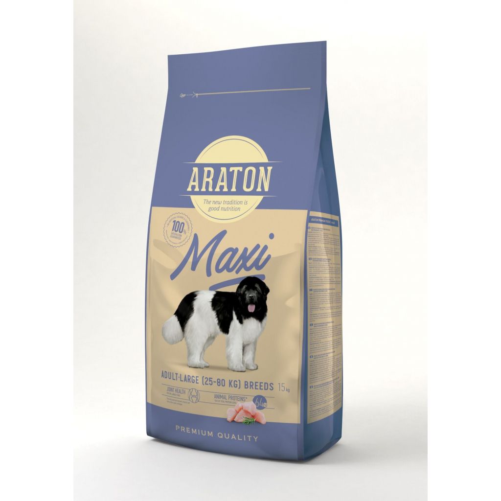 Сухой корм для собак ARATON Maxi Adult 15 кг (ART45633/ART47465)