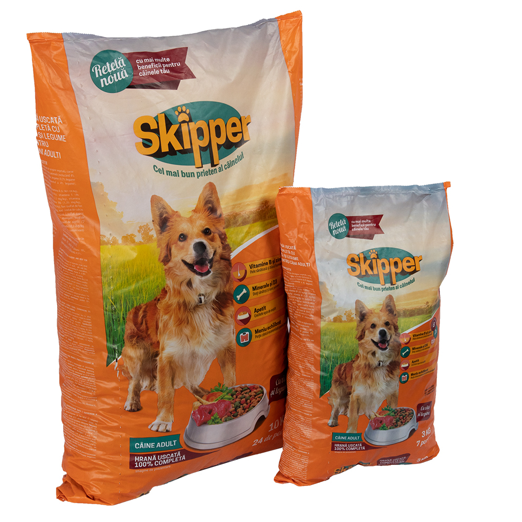 Сухий корм для собак Skipper яловичина та овочі 10 кг (5948308003499) зображення 4