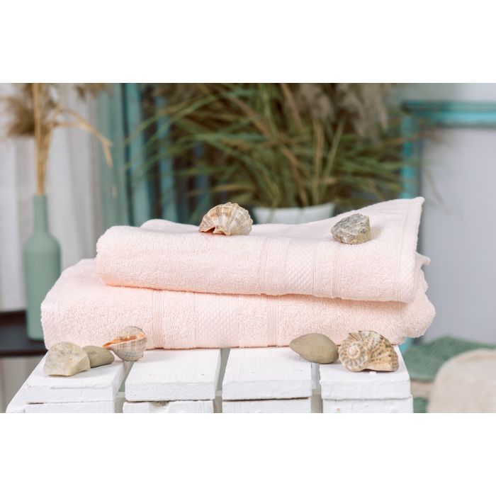 Рушник MirSon набір банних 5080 Elite SoftNess Peach 50х90, 70х140 (2200003960846) зображення 2