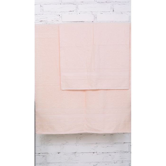 Рушник MirSon набір банних 5080 Elite SoftNess Peach 50х90, 70х140 (2200003960846) зображення 3