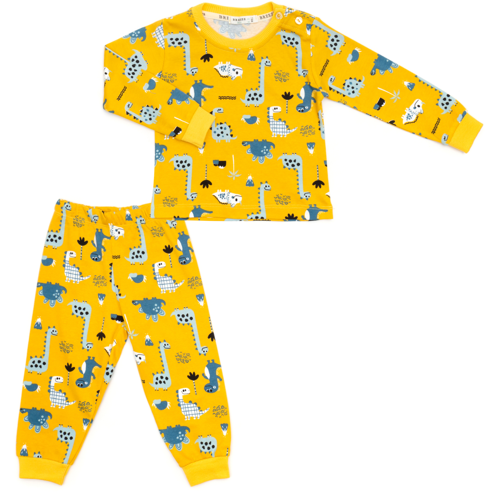 Пижама Breeze с длинным рукавом (16653-86B-yellow)