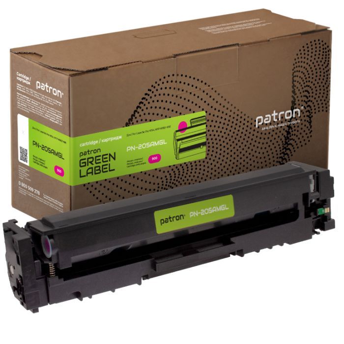 Картридж Patron HP 205A (CF533A) Green Label, magenta (PN-205AMGL)