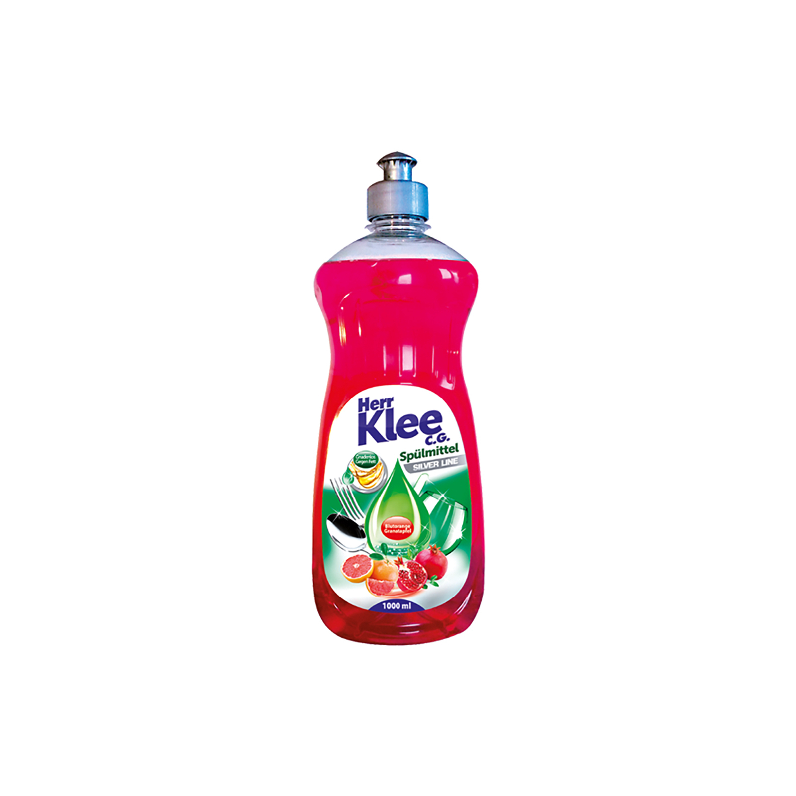 Средство для ручного мытья посуды Klee Blutorange Granatapfel 1 л (4260353550485)