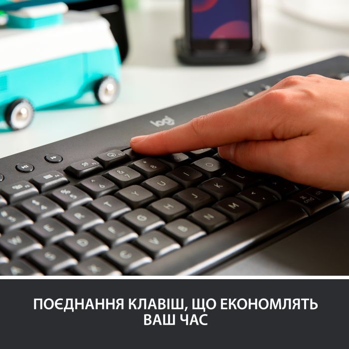 Клавиатура Logitech Signature K650 USB/Bluetooth UA Off-White (920-010977) изображение 3