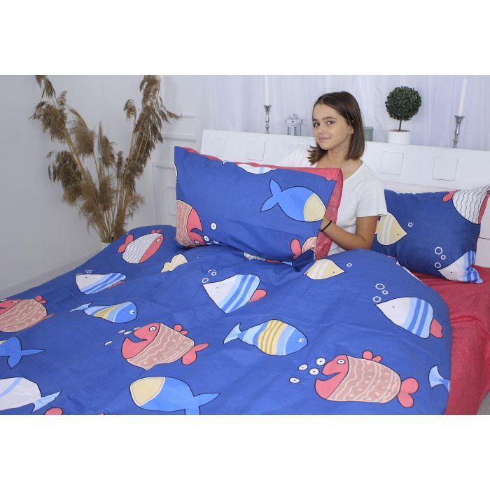 Постільна білизна MirSon Бязь Premium 17-0466 Fish are fabulous Односпальний (2200003327595) зображення 4