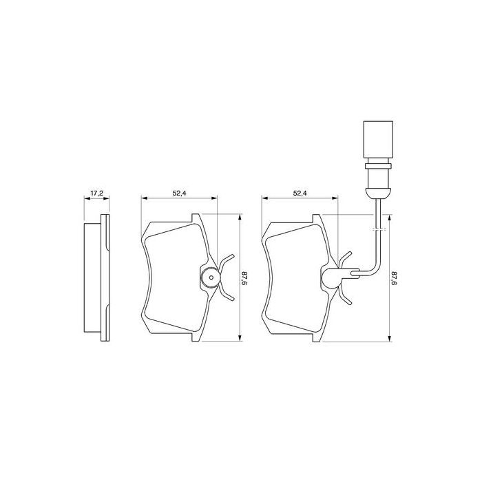 Гальмівні колодки Bosch 0 986 424 559