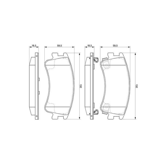 Тормозные колодки Bosch 0 986 494 079 изображение 5