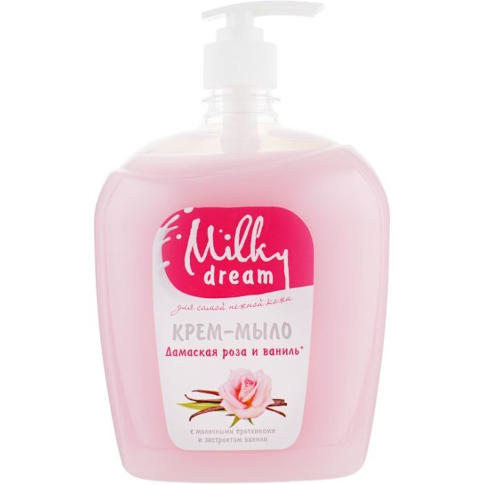 Рідке мило Milky Dream Дамаська троянда і ваніль дой-пак 500 мл (4820205300158)