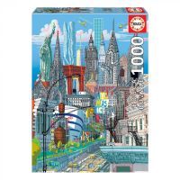 Пазл Educa Нью-Йорк, Карло Станга 1000 элементов (6337244)
