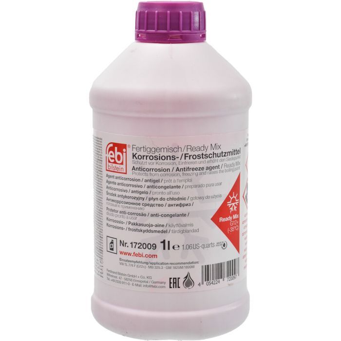 Антифриз Febi G12+ 1л фиолетовый -35°C (172009FE)