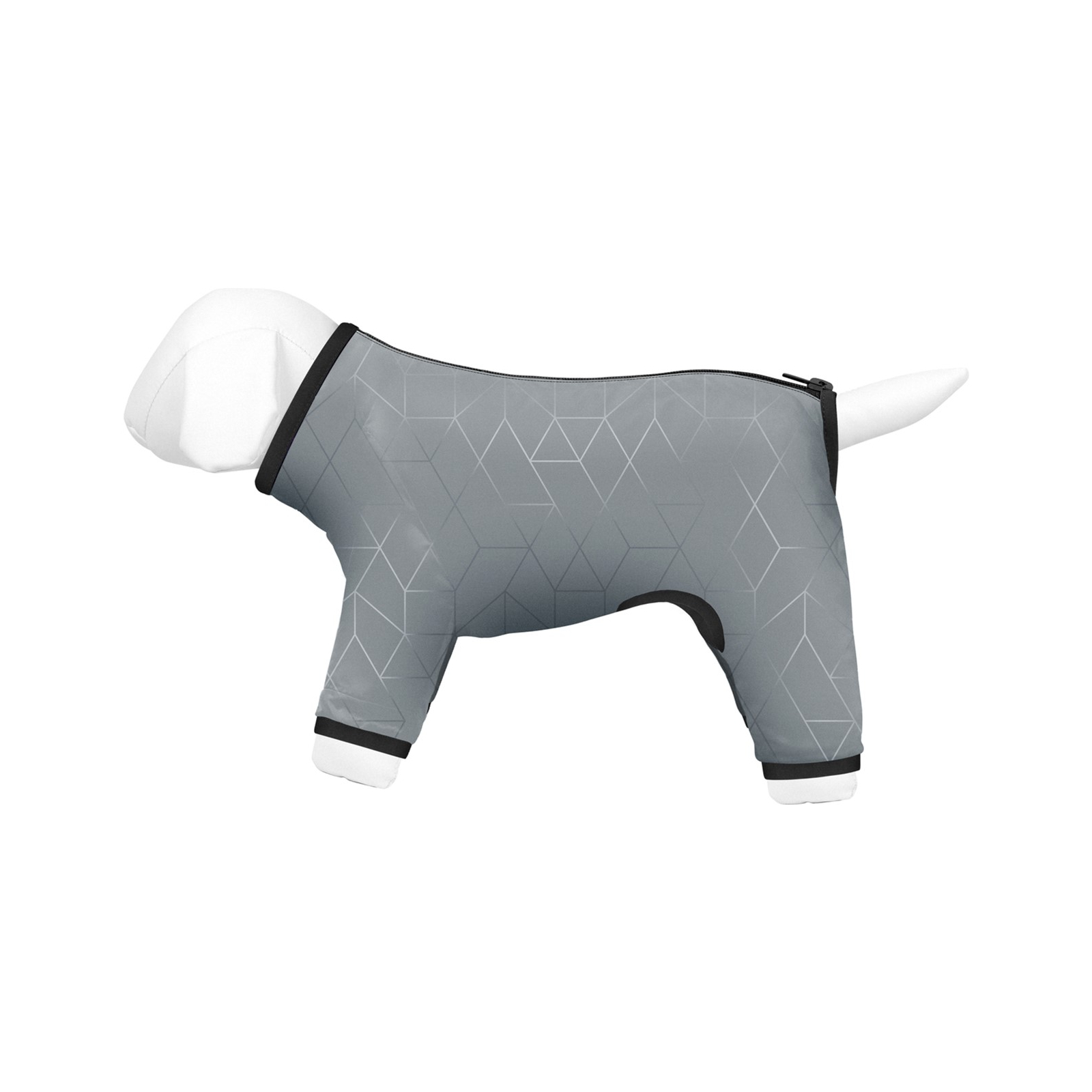 Дождевик для животных Collar WAUDOG Clothes светоотражающий XS25 В 36-38 см, С 26-28 см (5414)