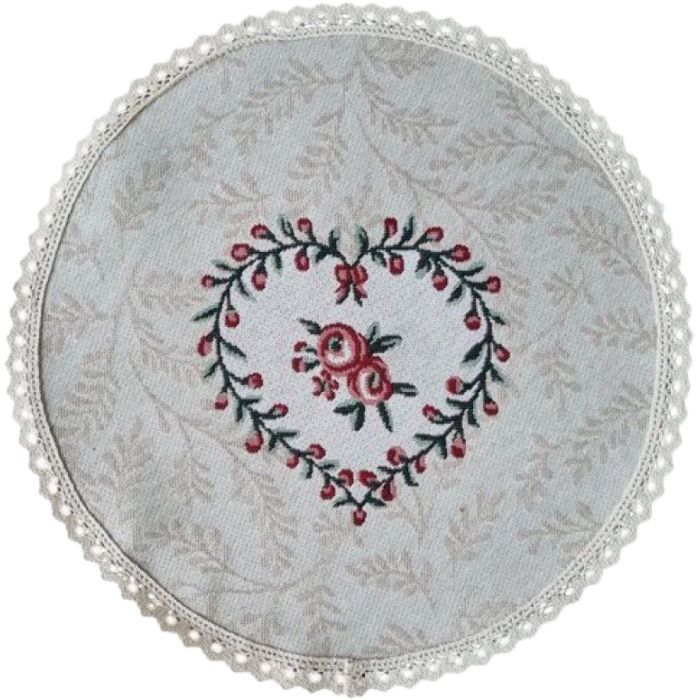 Серветка на стіл Прованс Курочки D 35 (4823093438408)