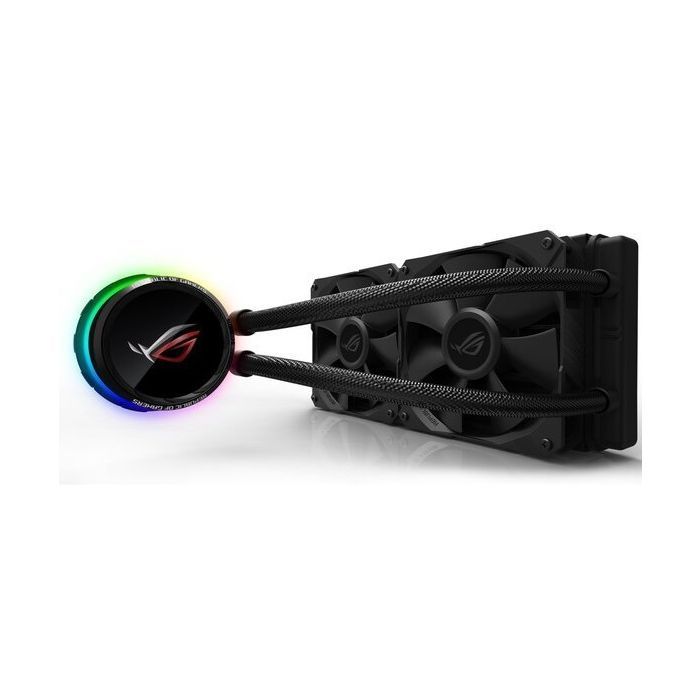 Система жидкостного охлаждения ASUS ROG RYUO 240 Intel LGA 115x,1366, 2011, 2011-3, 2066AMD AM4, TR4* OLED-дисплей (90RC0040-M0UAY0)