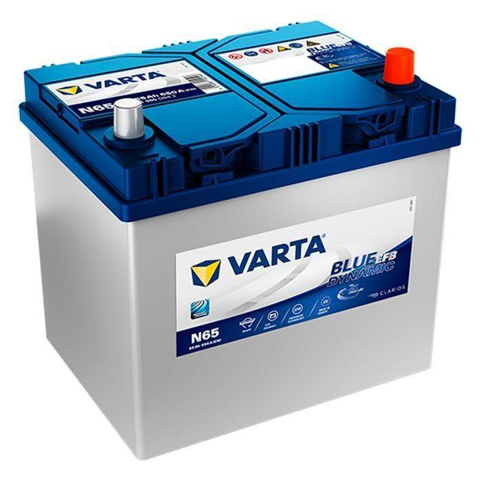 Аккумулятор автомобильный Varta Blue Dynamic EFB 65Ah ASIA Ев (-/+) (650EN) (565501065)