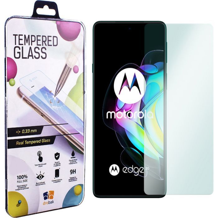 Стекло защитное Drobak Motorola Moto Edge 20 Lite (606085)