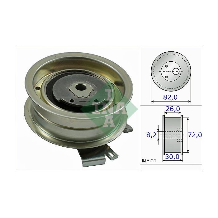 Ролик натяжителя ремня INA 531 0203 20