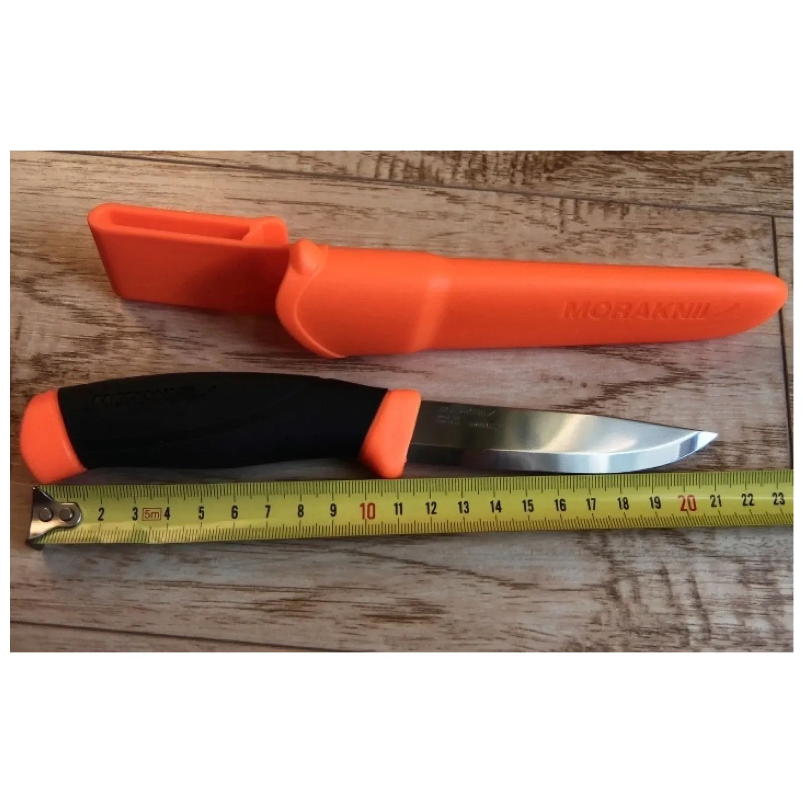 Ніж туристичний Morakniv Companion S Burnt Orange 14073, нержавіюча сталь, помаранчевий