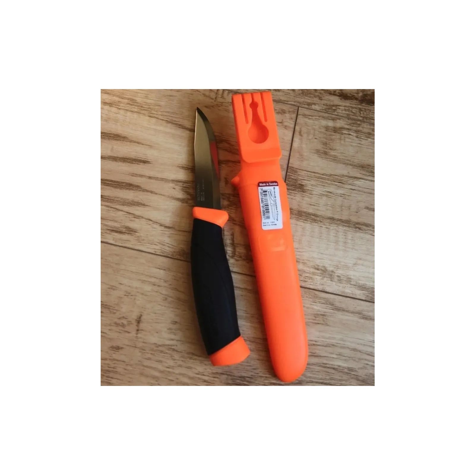 Ніж туристичний Morakniv Companion S Burnt Orange 14073, нержавіюча сталь, помаранчевий