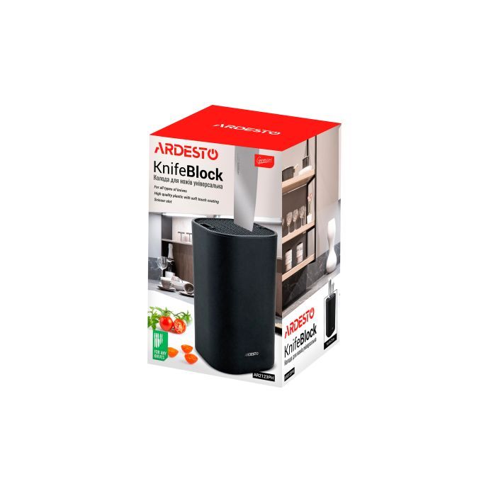 Підставка для ножів Ardesto Gemini 23 см White (AR2123WH) зображення 2