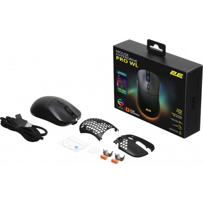 Мишка 2E Gaming HyperDrive PRO RGB Wireless/USB Black (2E-MGHDPR-WL-BK) зображення 12