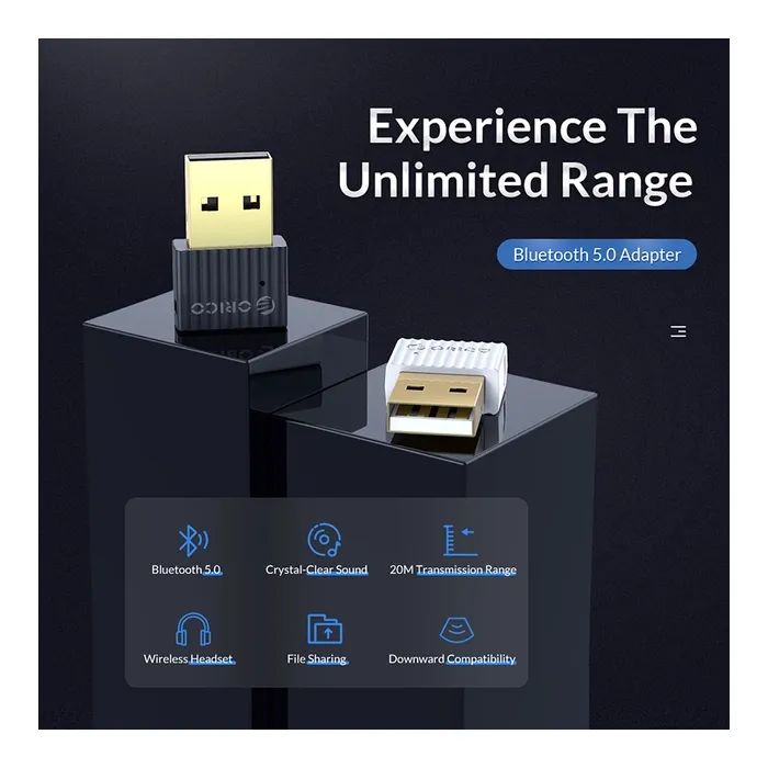 Bluetooth-адаптер Orico Bluetooth 5.0 BTA-508-BK-BP (CA913787) изображение 4