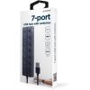 Концентратор Gembird 7 ports (1xUSB3.1+6xUSB2.0) switch black (UHB-U3P1U2P6P-01) зображення 6
