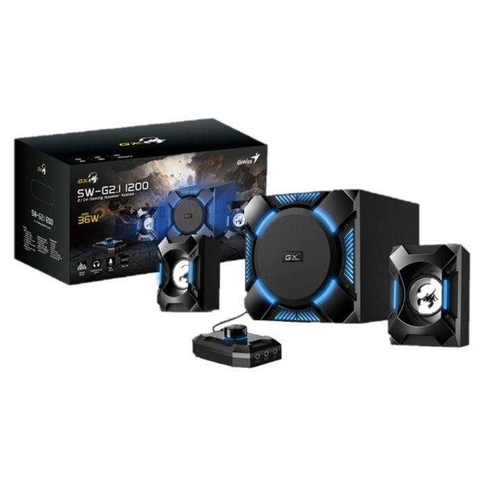 Акустическая система Genius SW-G2.1 1200 Black (31730044400) изображение 4