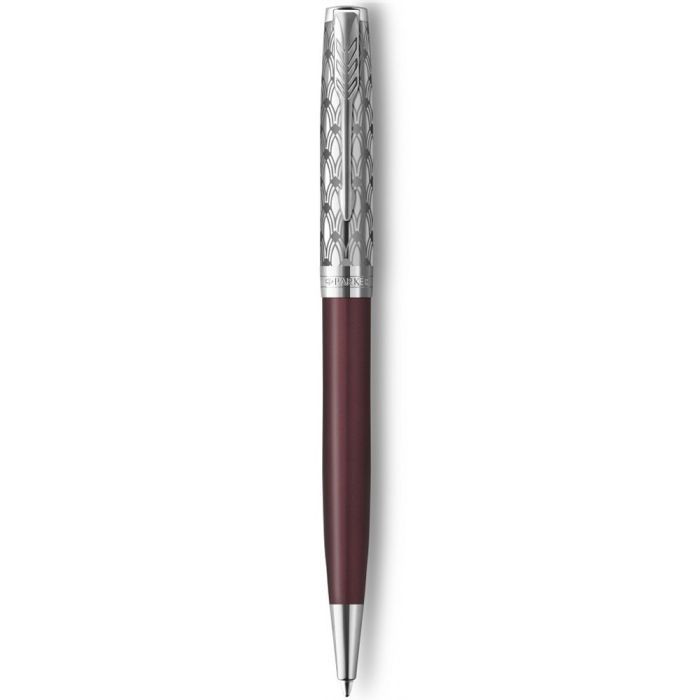 Ручка шариковая Parker SONNET 17 Metal & Red Lacquer CT BP (68 332)