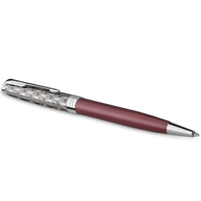 Ручка шариковая Parker SONNET 17 Metal & Red Lacquer CT BP (68 332) изображение 2