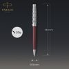 Ручка шариковая Parker SONNET 17 Metal & Red Lacquer CT BP (68 332) изображение 5