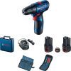 Шуруповерт Bosch GSR 120-LI, 2х2Ач, набор бит 11ед и сверл 12ед. (0.601.9G8.002) изображение 2