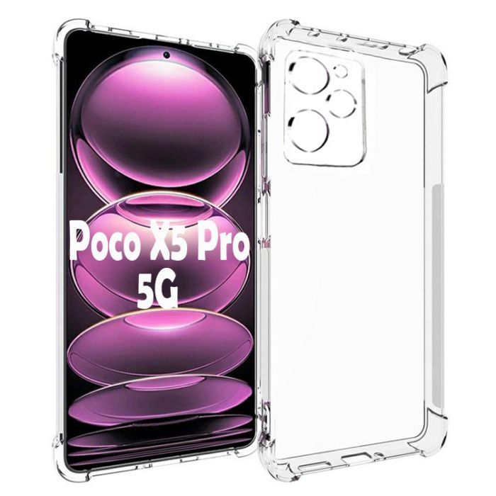 Чехол для мобильного телефона BeCover Anti-Shock Poco X5 Pro 5G Clear (708896)