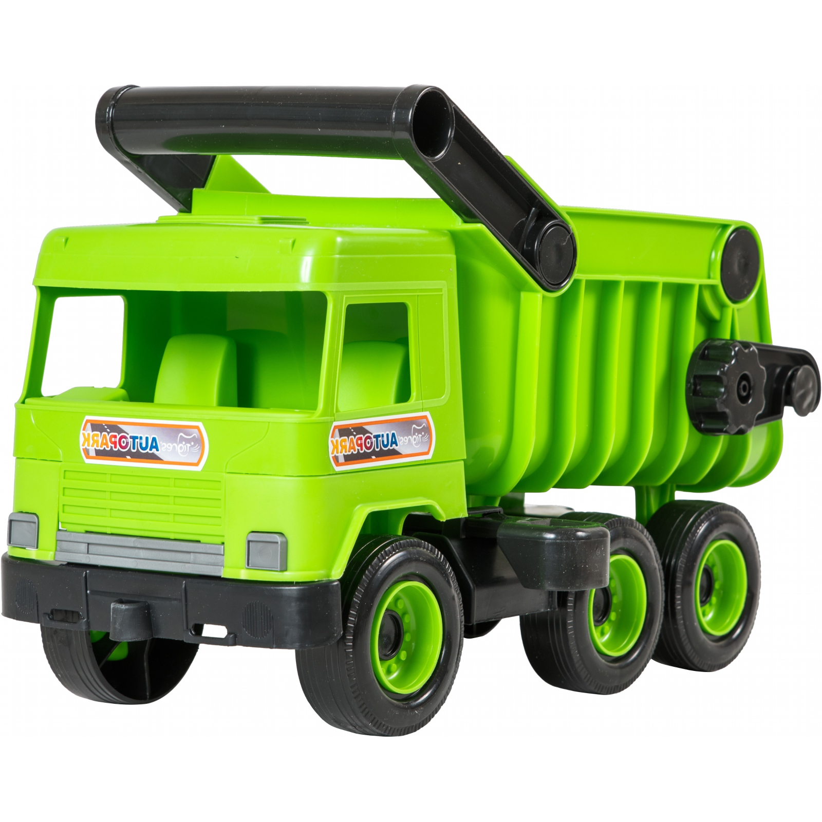 Спецтехника Tigres Авто "Middle truck" самосвал (св. зеленый) в коробке (39482)