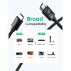Кабель мультимедійний HDMI to HDMI 3.0m V2.0 Cafule 4K HD119 Ugreen (40102) зображення 3