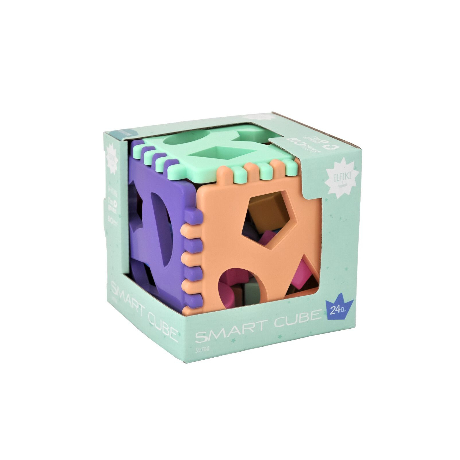 Развивающая игрушка Tigres Smart cube 24 элемента, ELFIKI (39760)