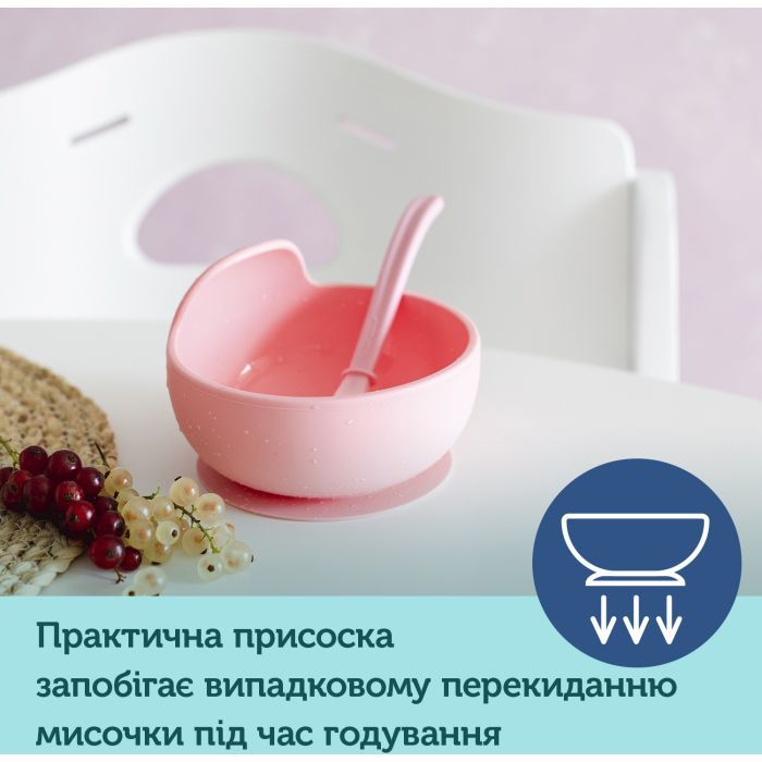 Тарілка дитяча Canpol babies силіконова на присосці - бірюзова (51/400_tur) зображення 4