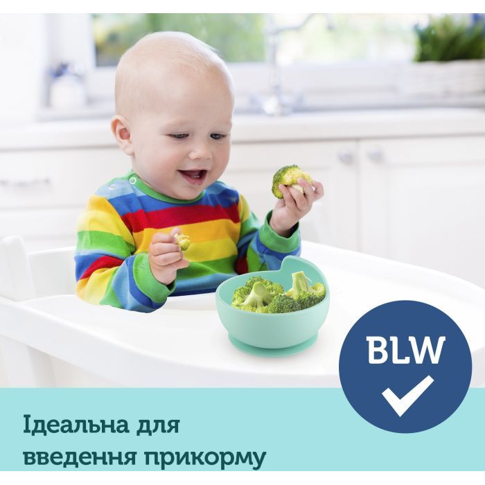 Тарілка дитяча Canpol babies силіконова на присосці - бірюзова (51/400_tur) зображення 7