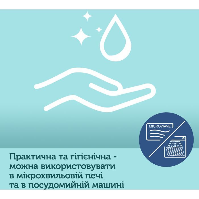 Тарілка дитяча Canpol babies силіконова на присосці - бірюзова (51/400_tur) зображення 8