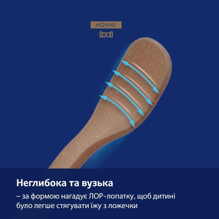 Набір дитячого посуду Lovi Granola Перша ложечка для годування 2 шт (35/582_bei) зображення 6