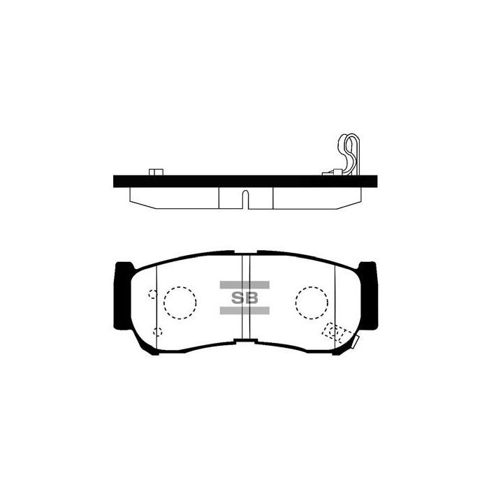 Гальмівні колодки HI-Q SP1178